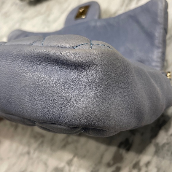 Rare Chanel washed lamb skin 2.55 single flap handbag - Picture 10 of 12